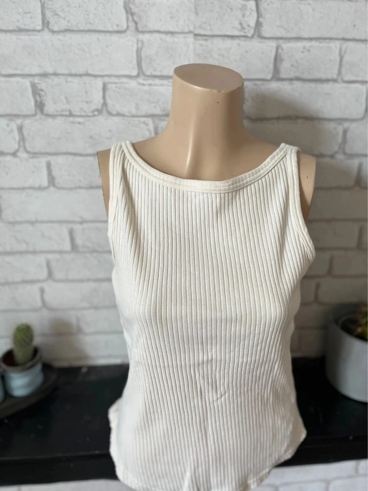 Lindo tank top acanalado – Talla 36 – photo 2